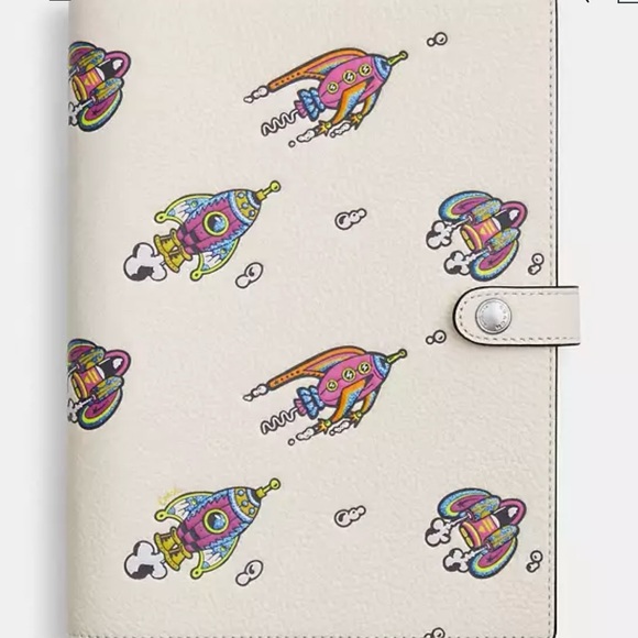 Coach Accessories - Notebook With Rocket Print